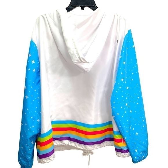 Disney Parks Magic Kingdom Fantasyland Hooded Windbreaker Jacket NWT XS - Picture 4 of 14